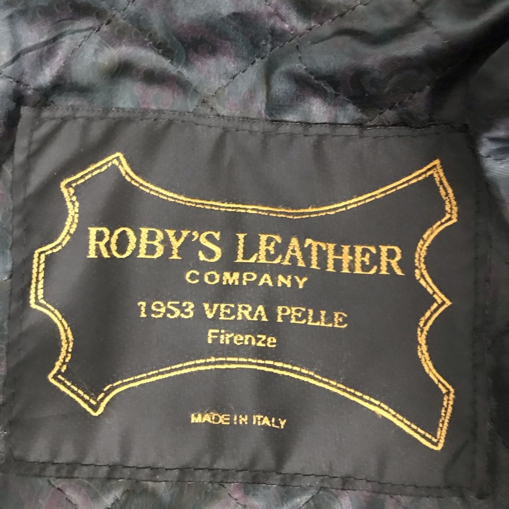 80s vintage leather jacket - Picture 5 of 10